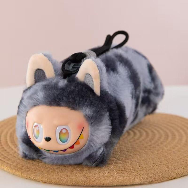 Tie-Dye Vinyl Cosmetic Bag | Trendy Pencil Case & Makeup Storage Pouch with Pendant | Cute Gift for Friends & Travel Essentials