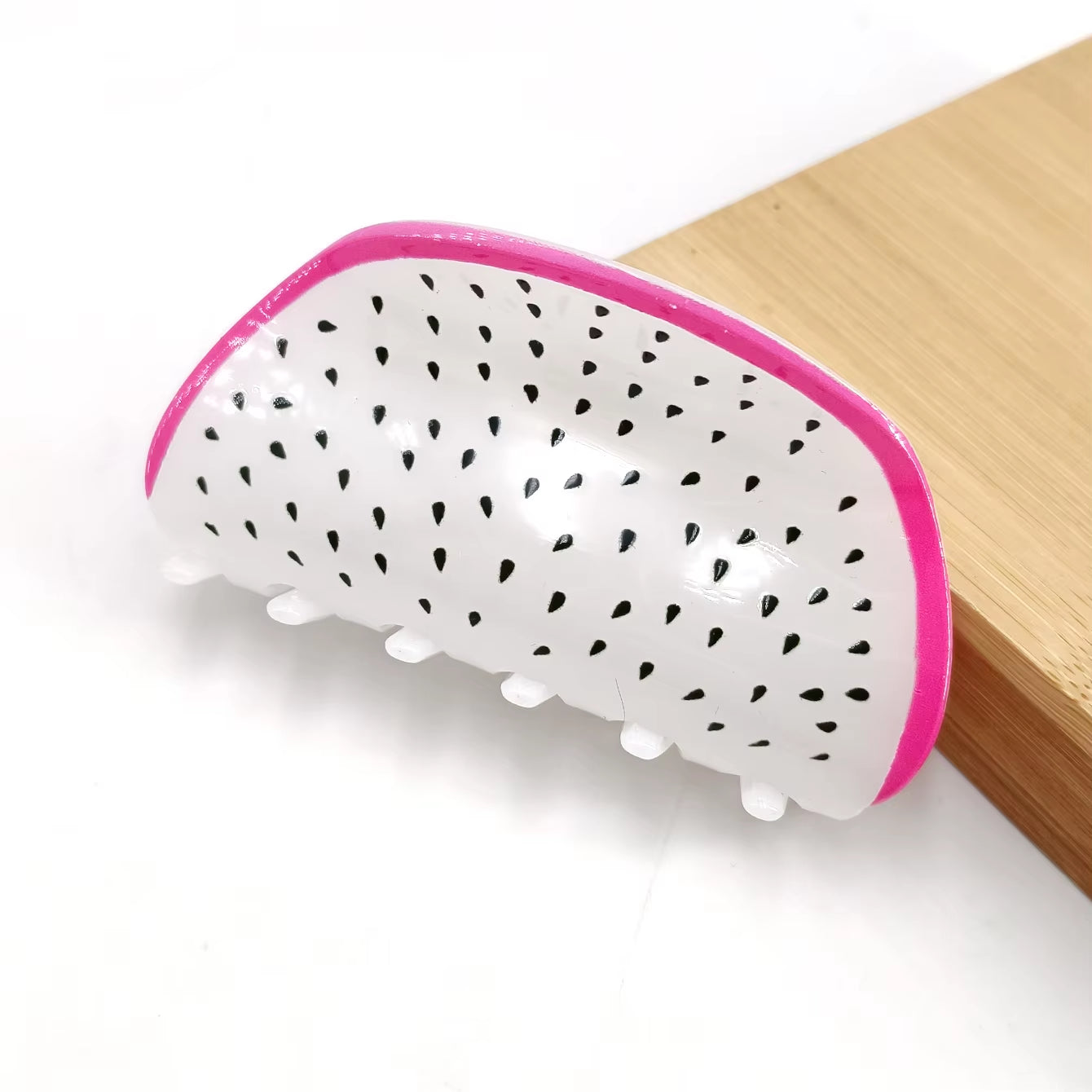 Acrylic Fruit Shark Hair Claw Clip | Cute Summer & Spring Korean Design | Creative Stylish Hair Accessory for Women & Salon Use