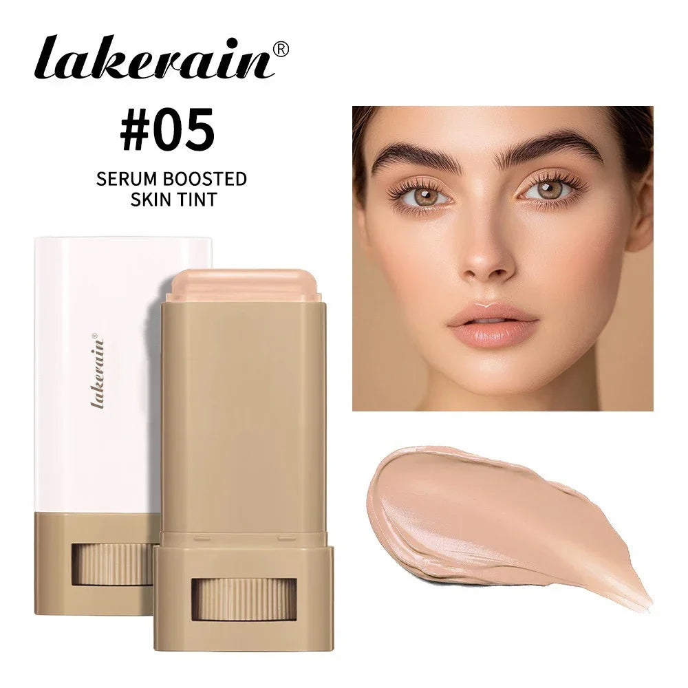 6-Color Tinted Foundation Cream Stick | Waterproof, Long-Lasting, Oil-Control Makeup | Smooth Moisturizing Concealer Balm