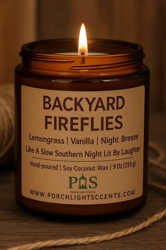 Backyard Fireflies – Lemongrass, Vanilla & Night Breeze Candle (9 oz)
