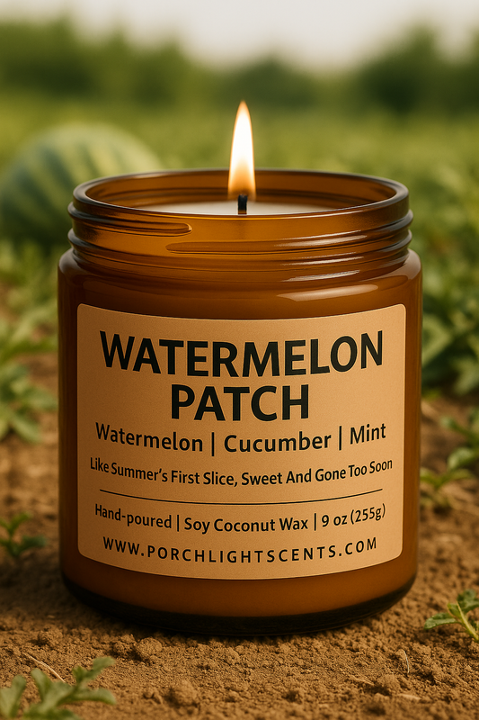 Watermelon Patch - Watermelon, Cucumber & Mint Candle (9 oz)