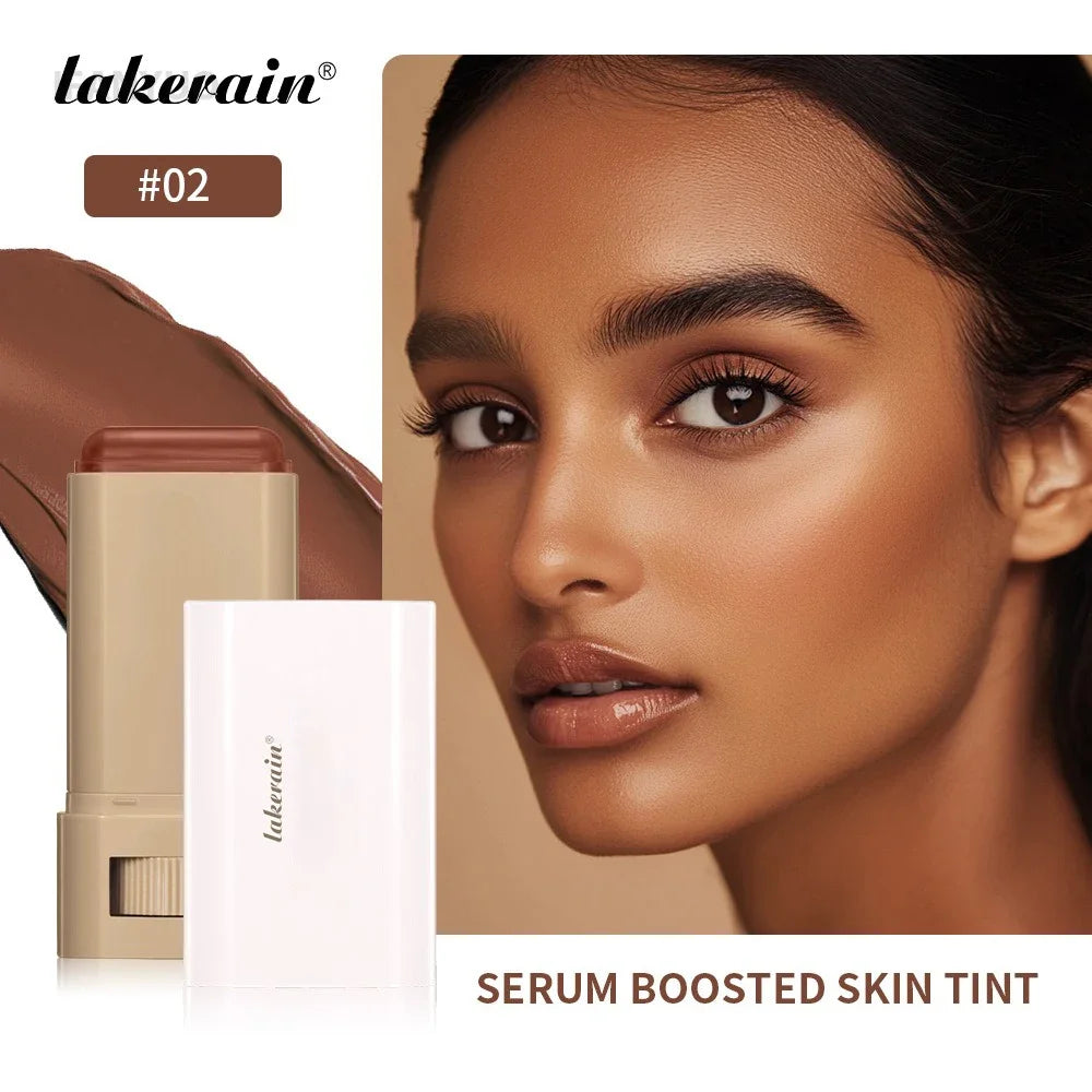 6-Color Tinted Foundation Cream Stick | Waterproof, Long-Lasting, Oil-Control Makeup | Smooth Moisturizing Concealer Balm