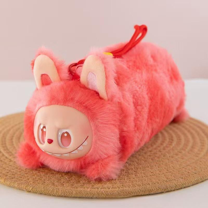 Tie-Dye Vinyl Cosmetic Bag | Trendy Pencil Case & Makeup Storage Pouch with Pendant | Cute Gift for Friends & Travel Essentials