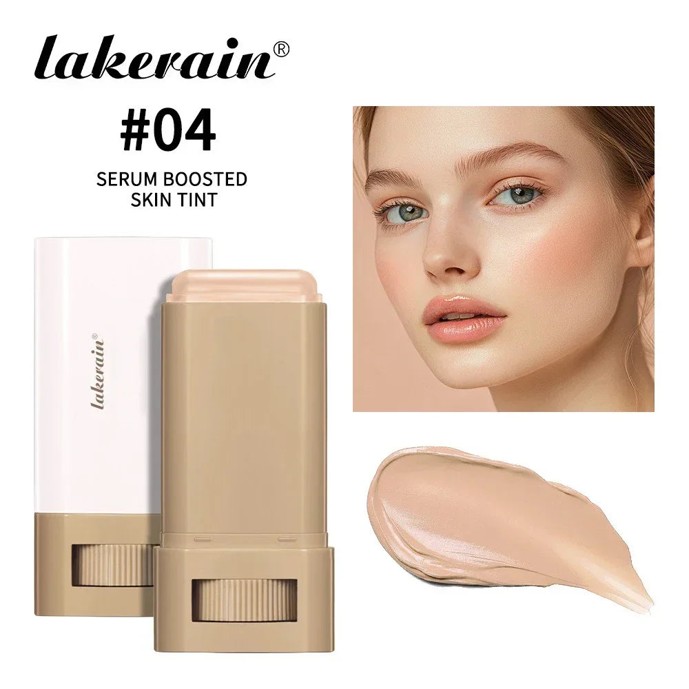 6-Color Tinted Foundation Cream Stick | Waterproof, Long-Lasting, Oil-Control Makeup | Smooth Moisturizing Concealer Balm