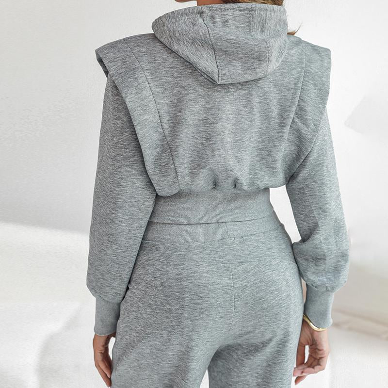 CHICME Hoodie & Wide Leg Sweatpants Set | Cozy 2-Piece Lounge Outfit
