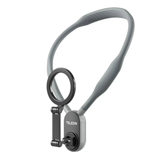 Portable Neck Phone Holder | Hands-Free Magnetic Neck Mount for iPhone & Android | Selfie, Video, Vlog, and Quick-Access Necklace Lanyard