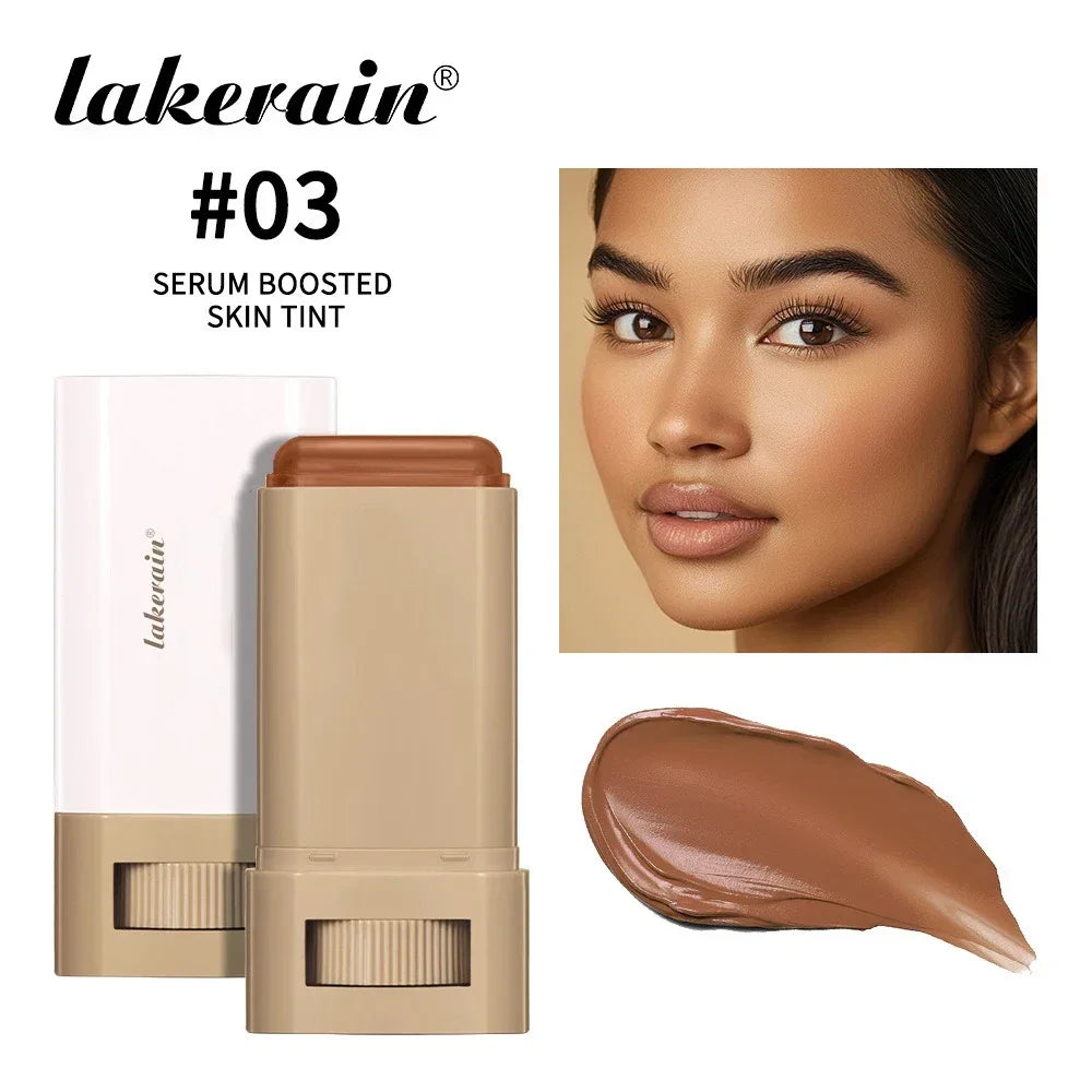 6-Color Tinted Foundation Cream Stick | Waterproof, Long-Lasting, Oil-Control Makeup | Smooth Moisturizing Concealer Balm