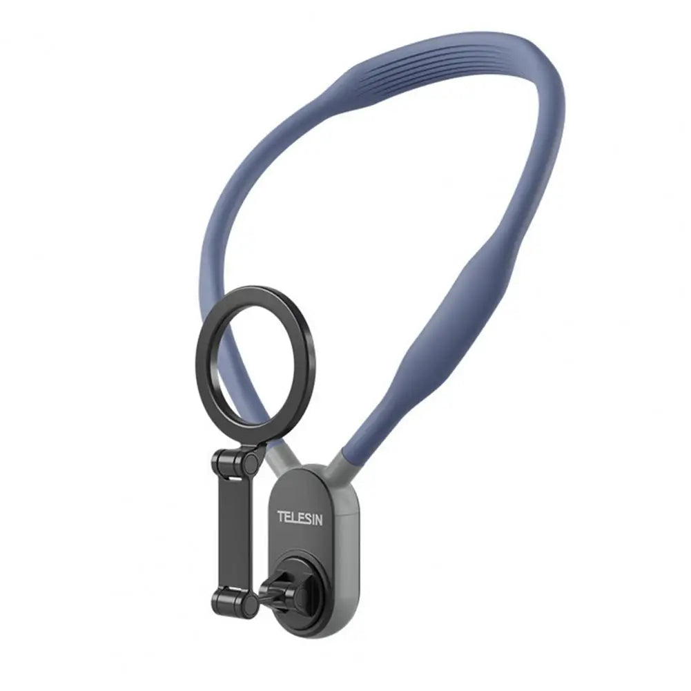 Portable Neck Phone Holder | Hands-Free Magnetic Neck Mount for iPhone & Android | Selfie, Video, Vlog, and Quick-Access Necklace Lanyard