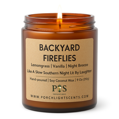 Backyard Fireflies – Lemongrass, Vanilla & Night Breeze Candle (9 oz)