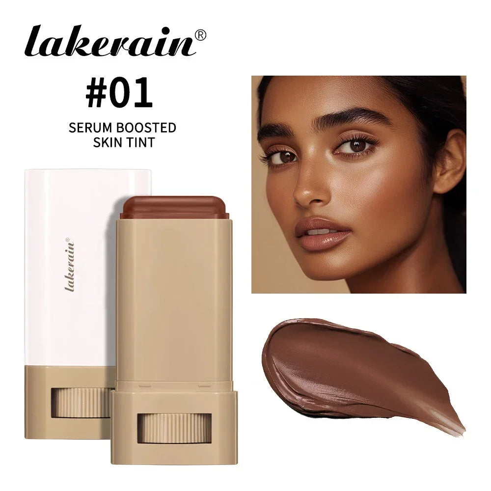 6-Color Tinted Foundation Cream Stick | Waterproof, Long-Lasting, Oil-Control Makeup | Smooth Moisturizing Concealer Balm