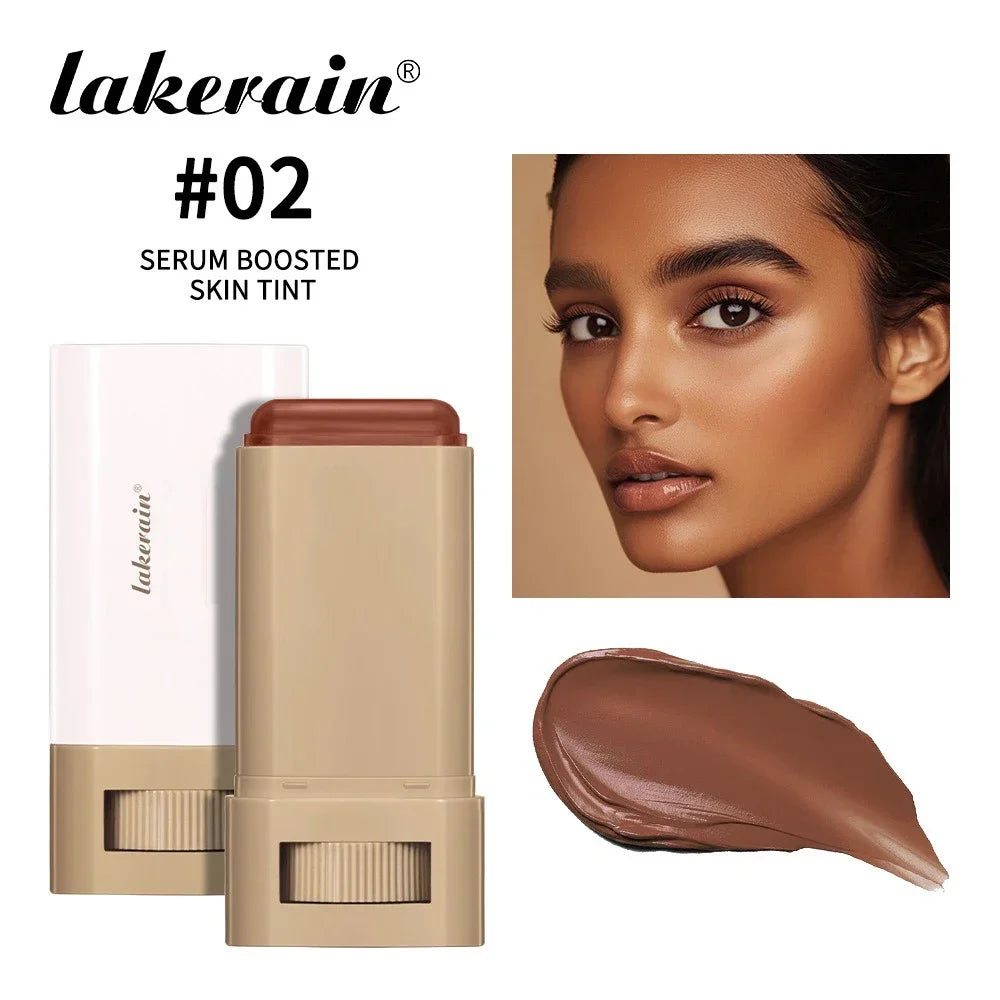 6-Color Tinted Foundation Cream Stick | Waterproof, Long-Lasting, Oil-Control Makeup | Smooth Moisturizing Concealer Balm