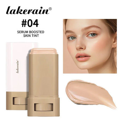 6-Color Tinted Foundation Cream Stick | Waterproof, Long-Lasting, Oil-Control Makeup | Smooth Moisturizing Concealer Balm