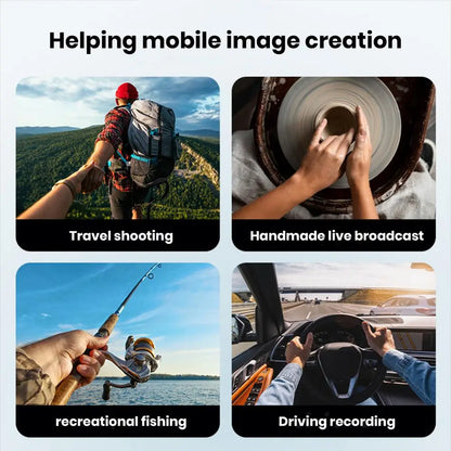 Portable Neck Phone Holder | Hands-Free Magnetic Neck Mount for iPhone & Android | Selfie, Video, Vlog, and Quick-Access Necklace Lanyard